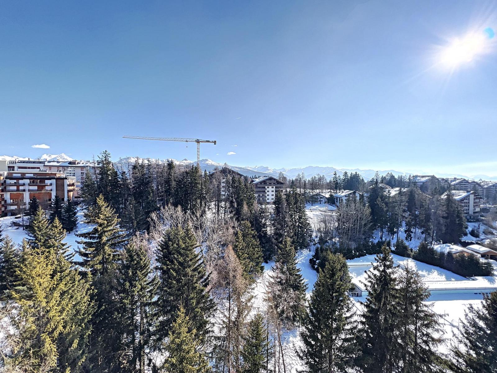 Crans-Montana - Splendid 4.5 room penthouse in the heart of Crans with panoramic view