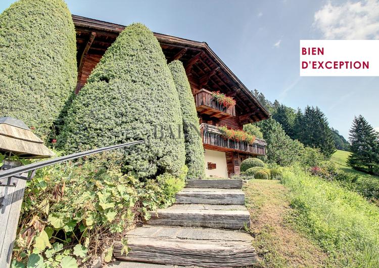 Magnificient chalet above the village