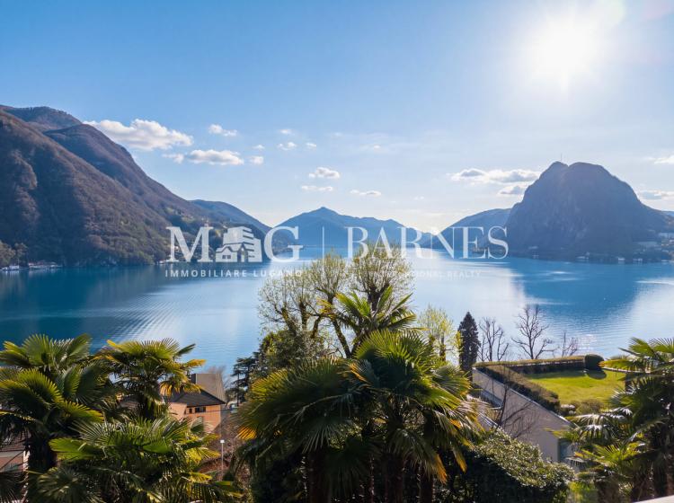 Lugano, Castagnola: 5-room duplex apartment with lake view