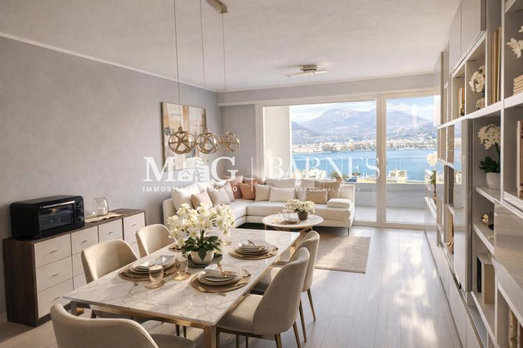 Lugano, Paradiso: 3.5-room renovated apartment with lake view