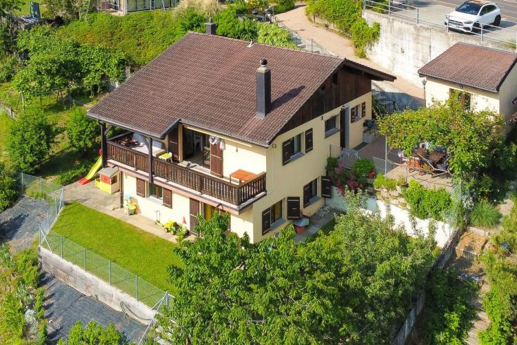 Detached 5.5 room villa with beautiful panoramic view of Lake Geneva