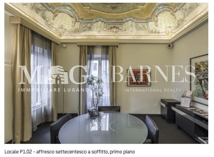 Lugano Centro: Representative offices in historic building