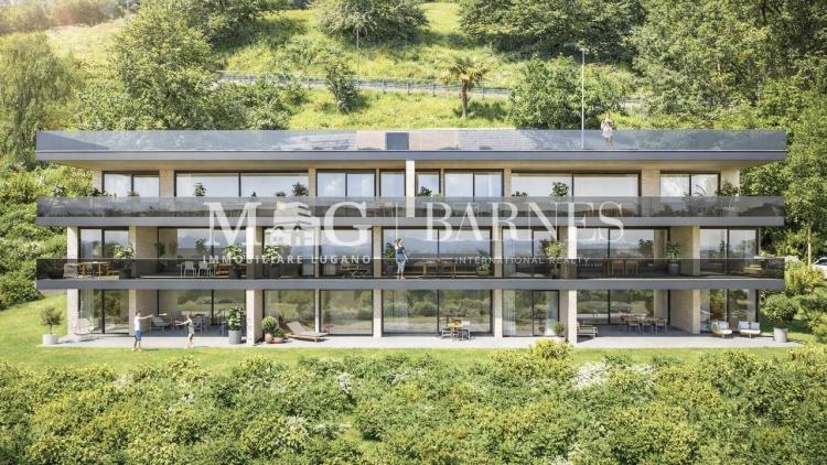 Lugano, Pregassona: New 5.5 room apartment with garden and view