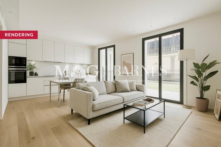 Lugano Centro: 3.5-room apartment with garden near the lake