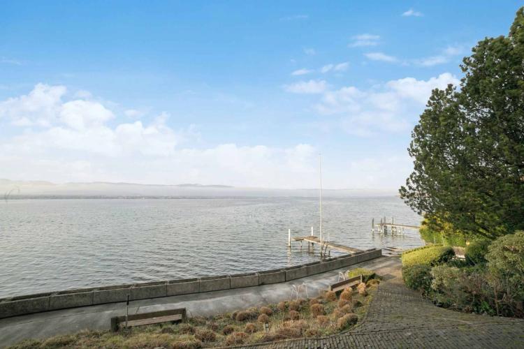 Waterfront property with private beach and docks