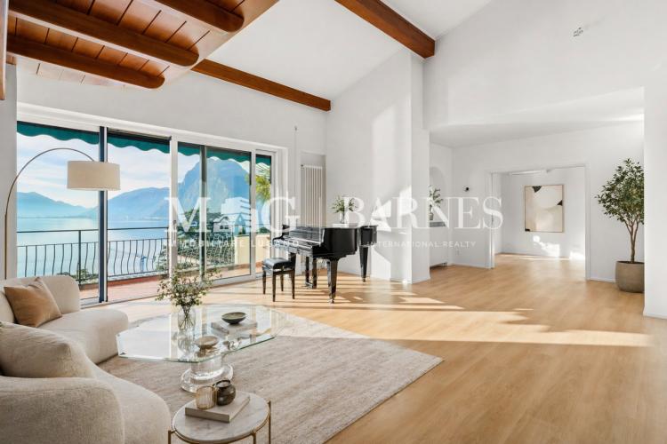 Lugano, Castagnola: Villa with swimming pool and panoramic lake view