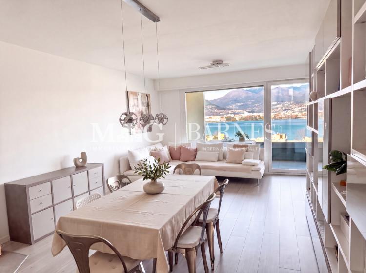 Lugano, Paradiso: 3.5-room renovated apartment with lake view