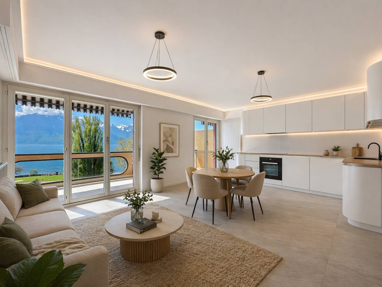 2.5-Room Penthouse Apartment with Terrace and Panoramic Views