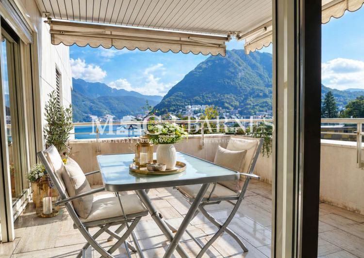 Lugano Centro: 4.5-room apartment with terrace and lake view