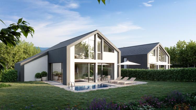 VILLA B: Individual villa of 210m² with contemporary design