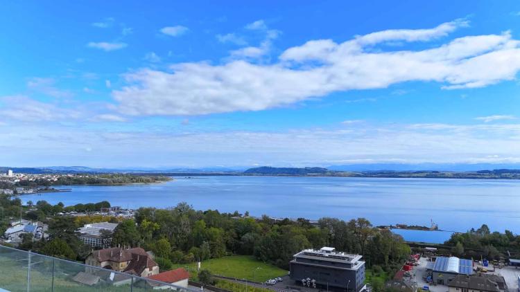 Luxury 6.5 room penthouse overlooking the lake and mountains