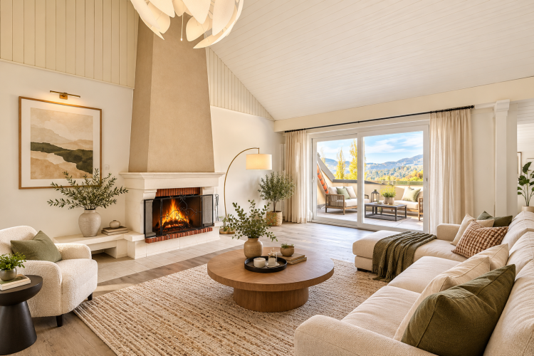 Exclusive! 5.5-room penthouse with lake and mountain views