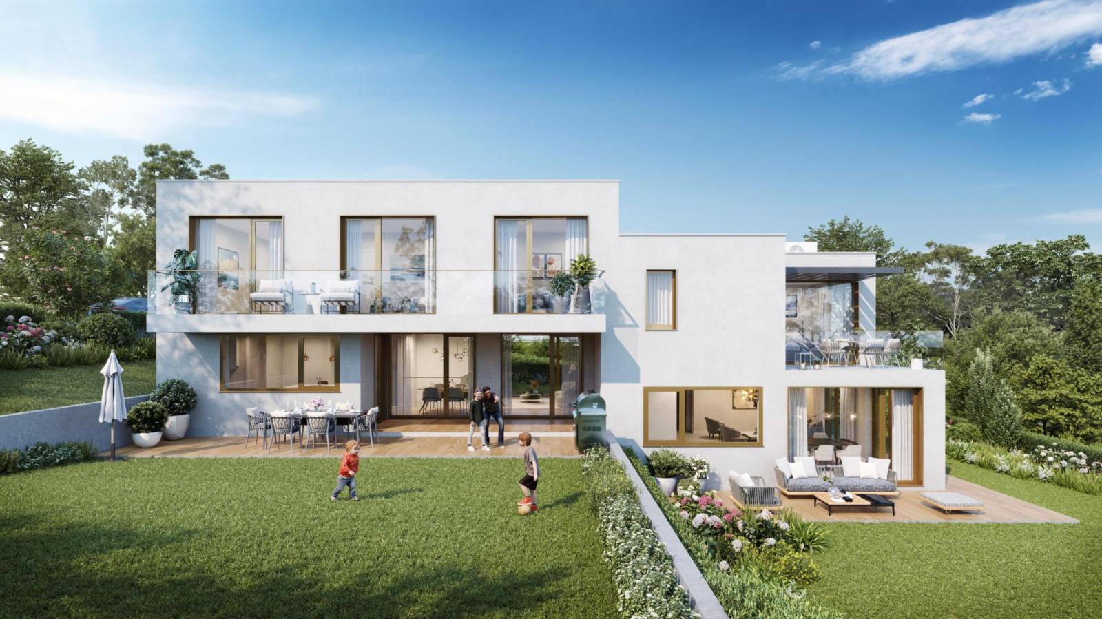 NAVILLE - Construction of two semi-detached THPE villas in Conches - Villa A