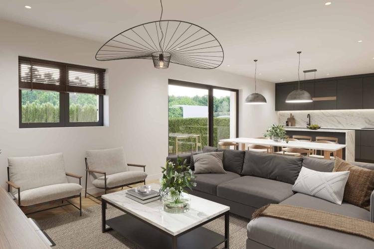 4.5 room apartment with garden