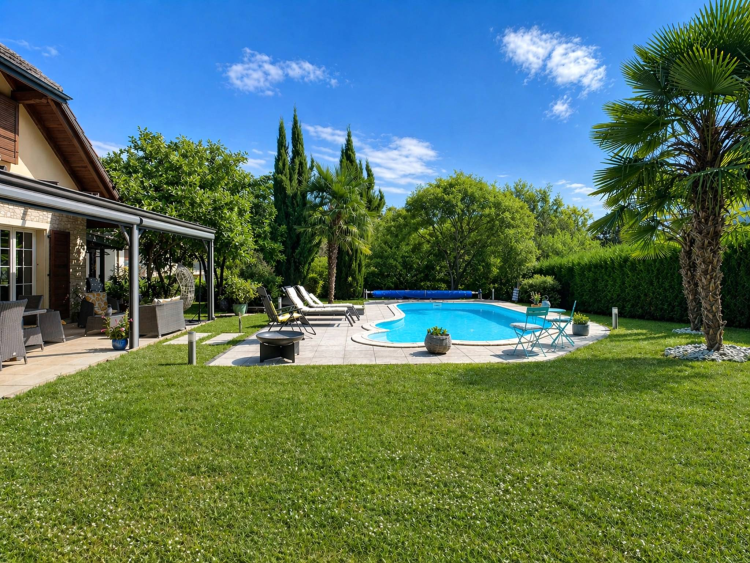 Detached villa with swimming pool in a quiet and green environment