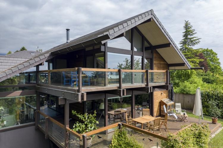 VILLA D'ARCHITECTE VUE ALPES ET JURA - DIVONNE-LES-BAINS