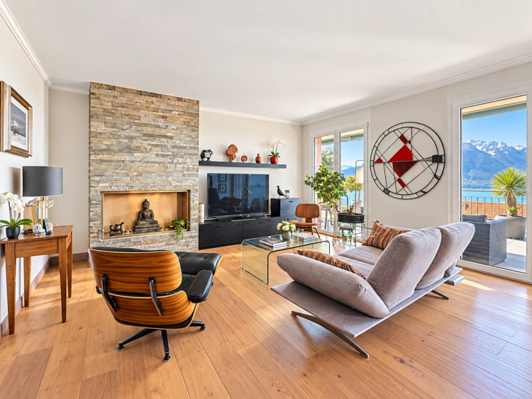 Très beau 3.5 pièces avec grande terrasse et vue lac imprenable
