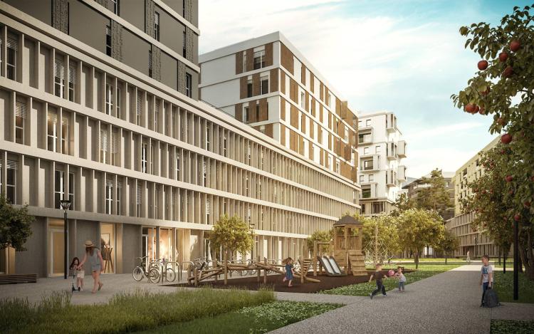 Etang district "Development Zone" - 3-room apartment - Lot D4.1_02-4.04