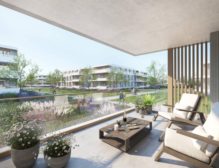 Le Parc des Crêts, Bright 5-room apartment on the upper ground floor - F1-28-07