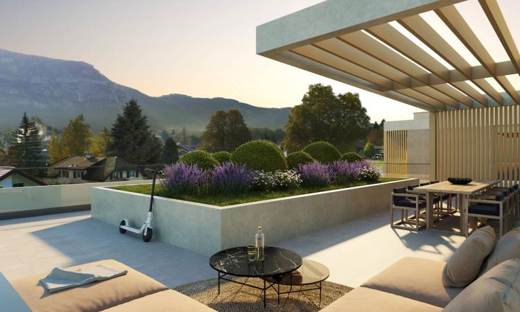 Le Parc des Crêts in Troinex Magnificent opportunity! 6 rooms in penthouse