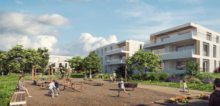 Le Parc des Crêts, Bright 4-room apartment on the upper ground floor - E3-18-06