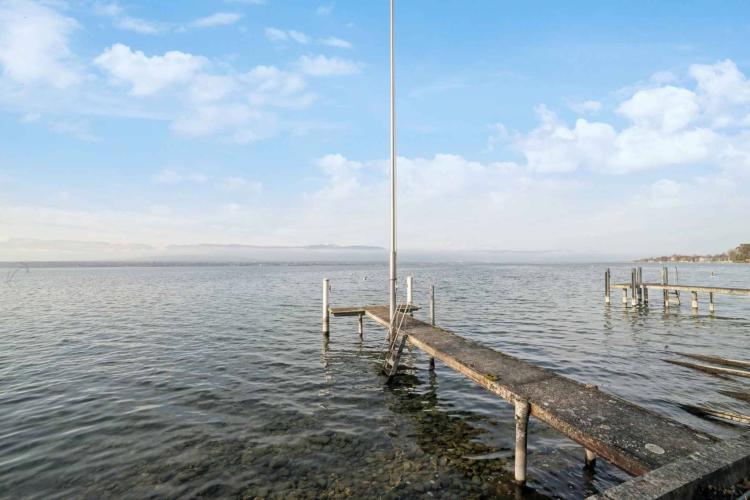 Waterfront property with private beach and dock