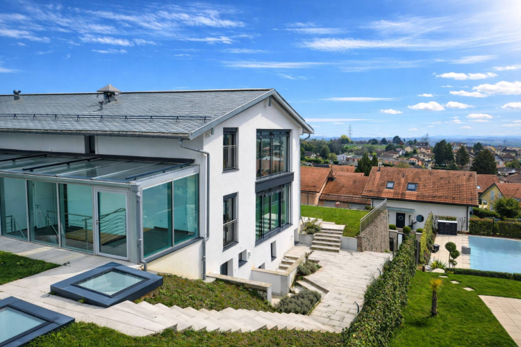 Villa contemporaine d’exception aux portes de Lausanne