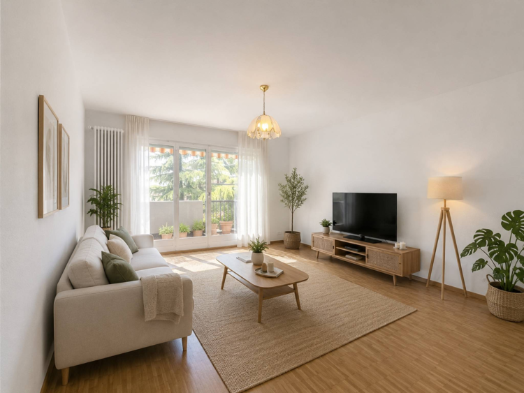 Au dernier étage, appartement de 3.5 pièces avec vue lac