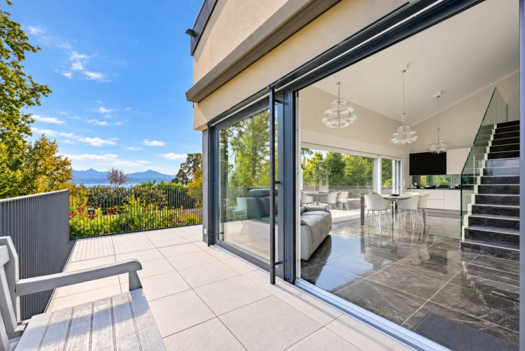 Duplex de caractère avec vue sur le Léman