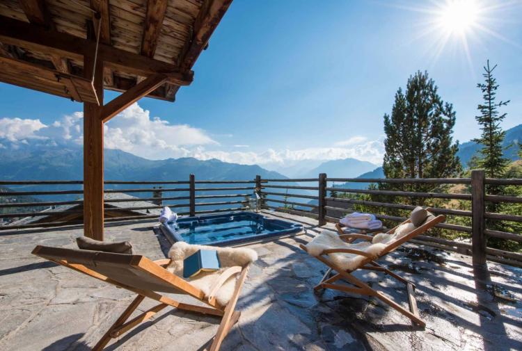 Luxury chalet with panoramic views