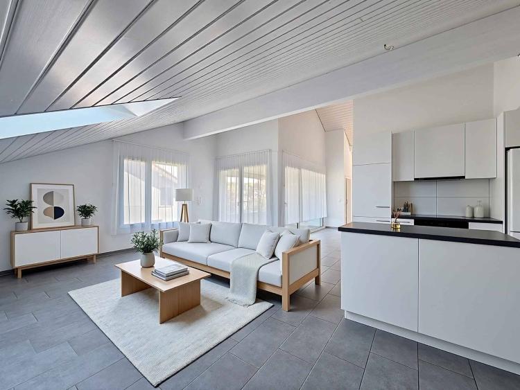 Moderne 3,5-Zimmer-Wohnung mit Parkplatz
