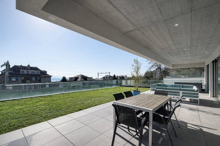 Appartement de 107 m2 contemporain avec jardin