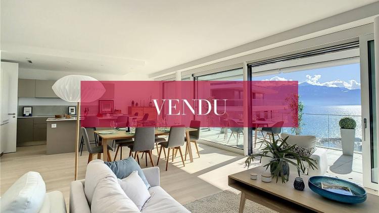 Luxury apartment in the Port of Pully