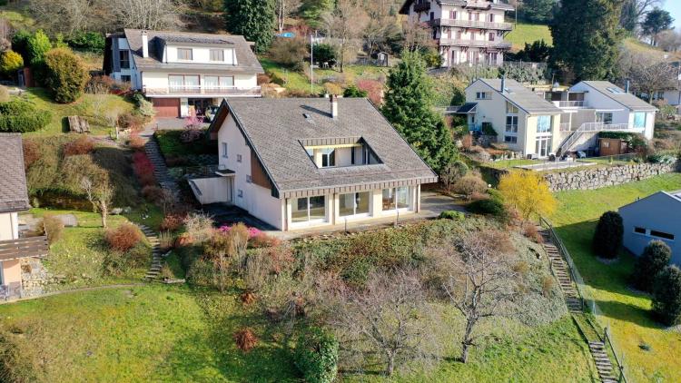 For sale, detached villa in Glion/Montreux: Panoramic view