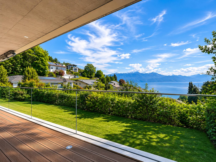 Appartement contemporain au cœur du Lavaux, avec panorama sur le Léman 