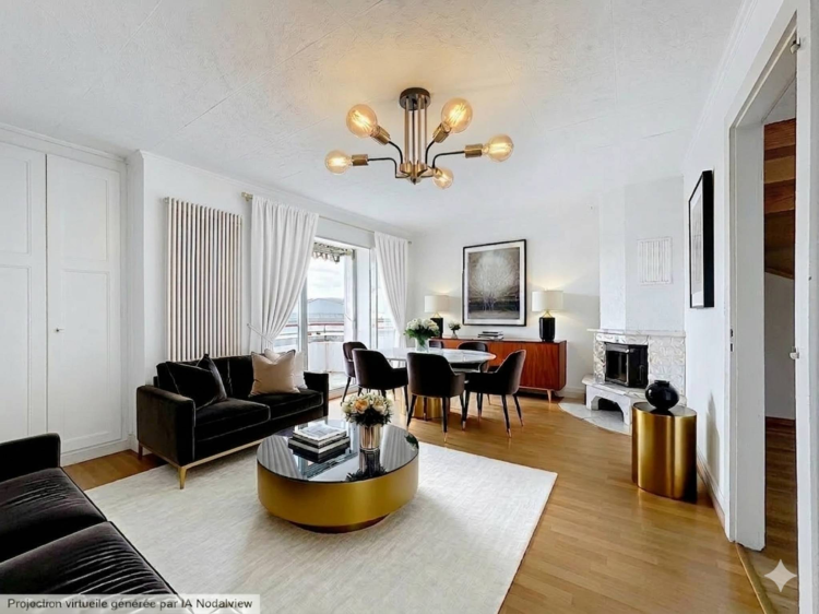 4.5-room duplex with lake view