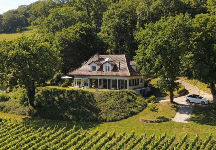 Charming villa with panoramic views of Lake Neuchâtel