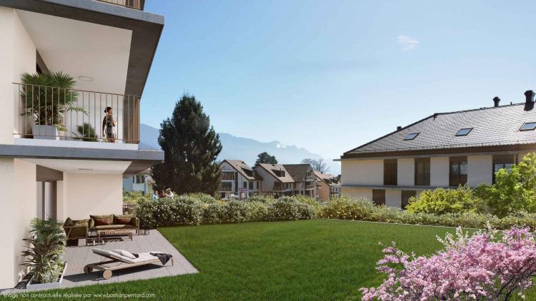 New: Brand new 4.5-room apartment located on the ground floor