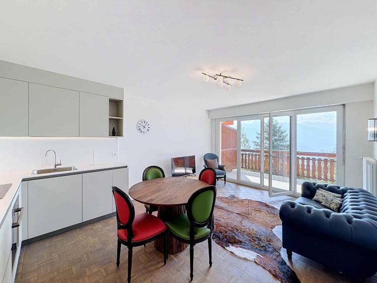 CHARMING NEWLY RENOVATED 3.5-ROOM APARTMENT WITH MOUNTAIN VIEWS