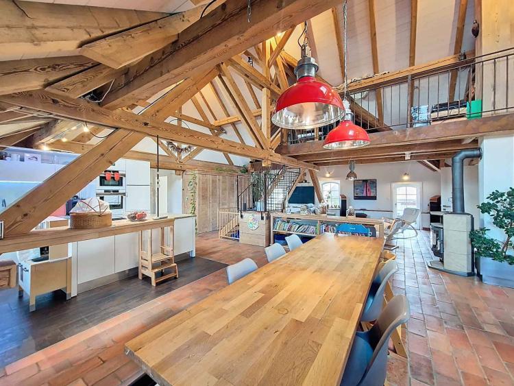 5.5 room triplex in penthouse near Romont