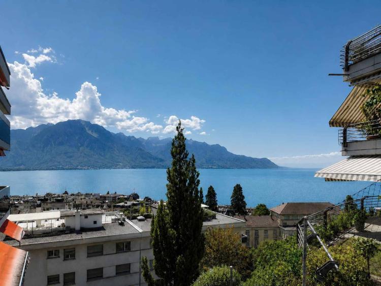 Charming 2.5-room apartment with large terrace and lake view